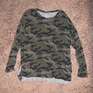 Camo sweater